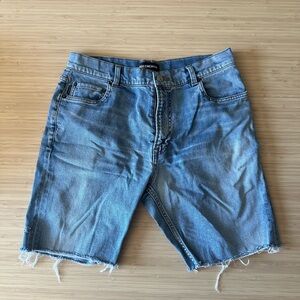 Balenciaga men’s denim shorts, blue, 32